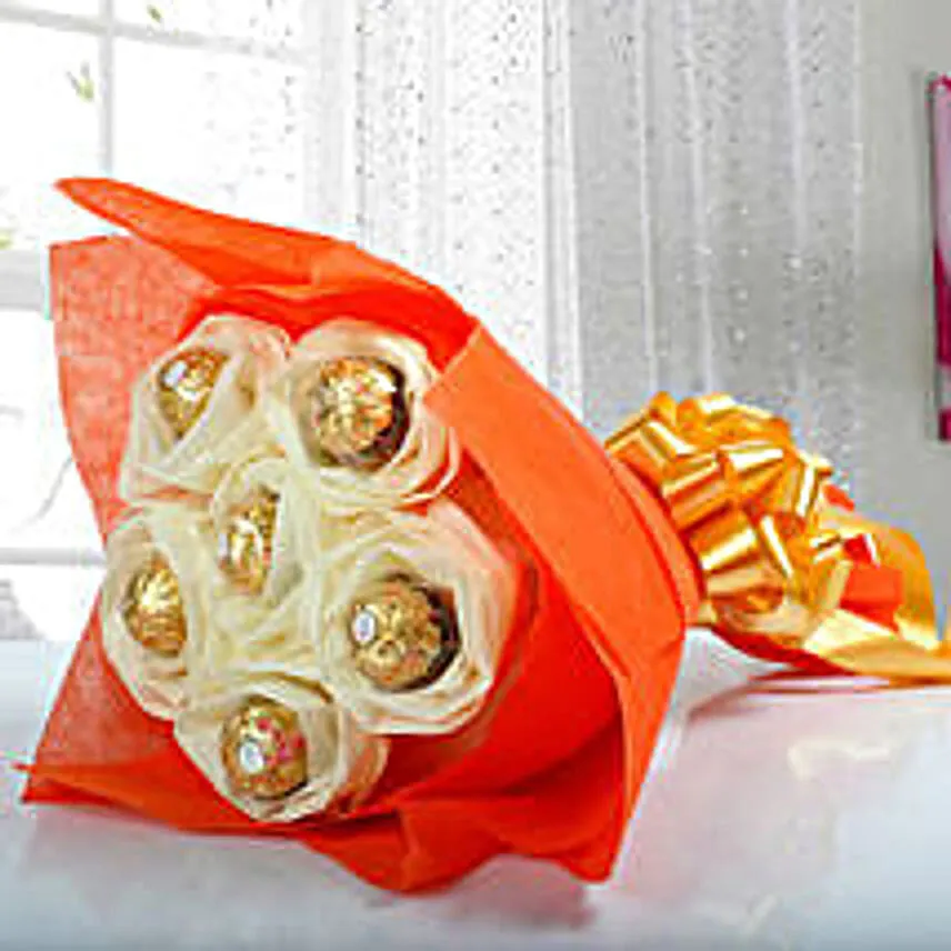 6 Pcs Ferrero Rocher Bouquet