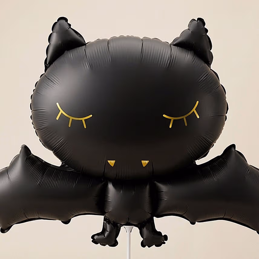 Black Bat Foil Balloon 32 x 20 inch