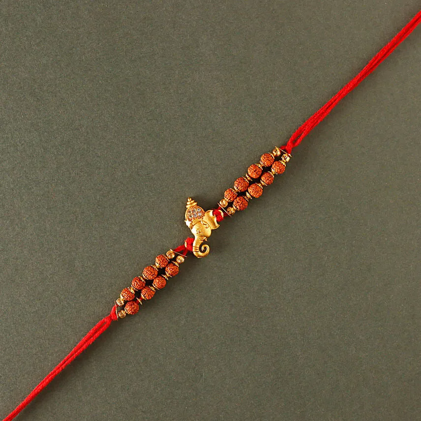 Sneh Elegant Rudraksha Rakhi