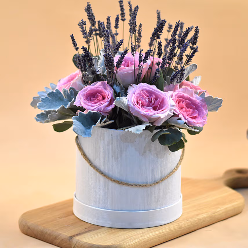 Exotic Flowers White Box