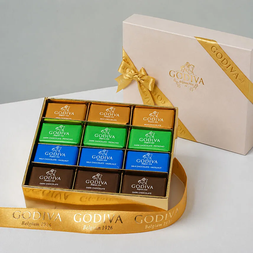 Box Of Delectable Godiva Chocolates 24 Pcs