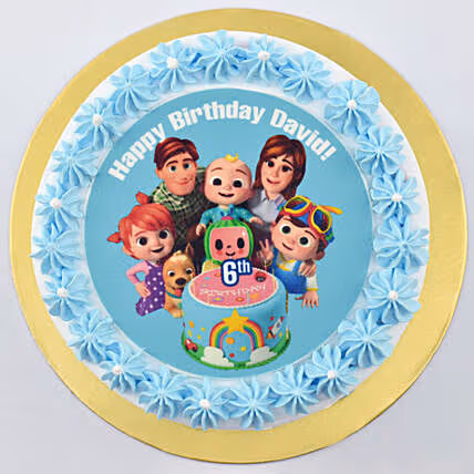 Cocomelon Joy Extravaganza Chocolate Cake - Perfect for Birthdays!