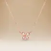 Joy Luster 18K Rose Gold Pendant with Diamonds