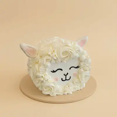 Eid Al Adha Sheep Face Cake