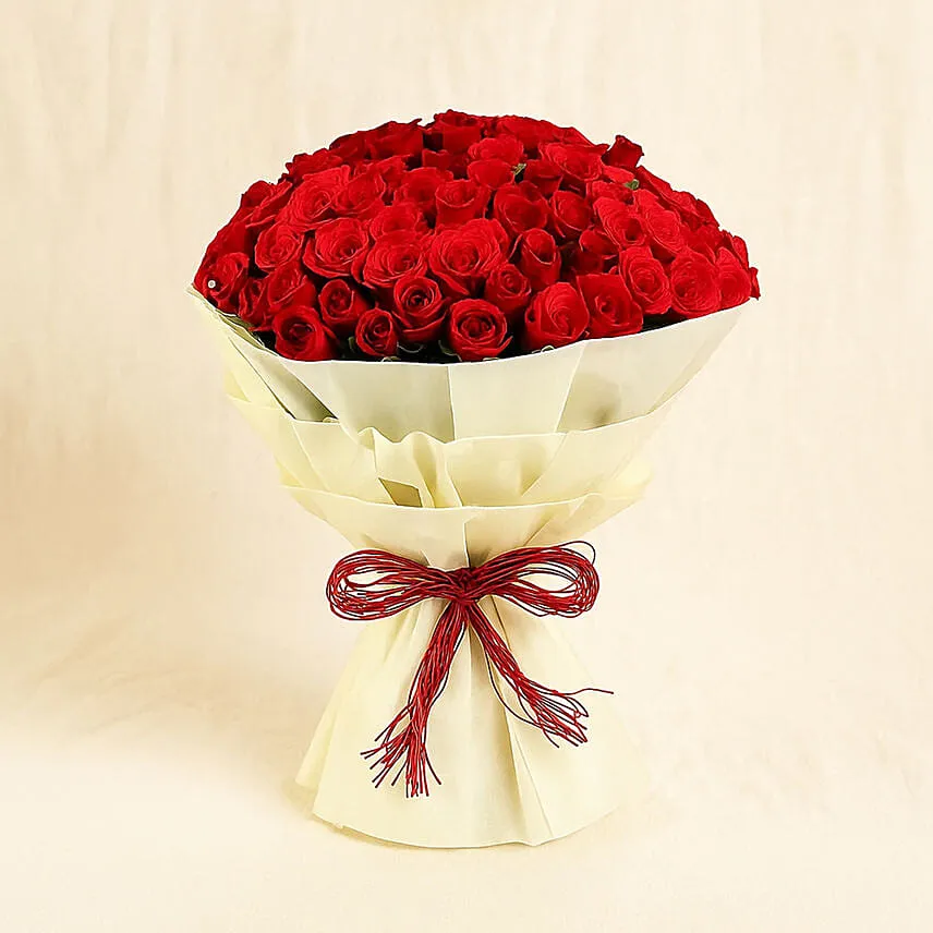 99 Red Roses Bouquet