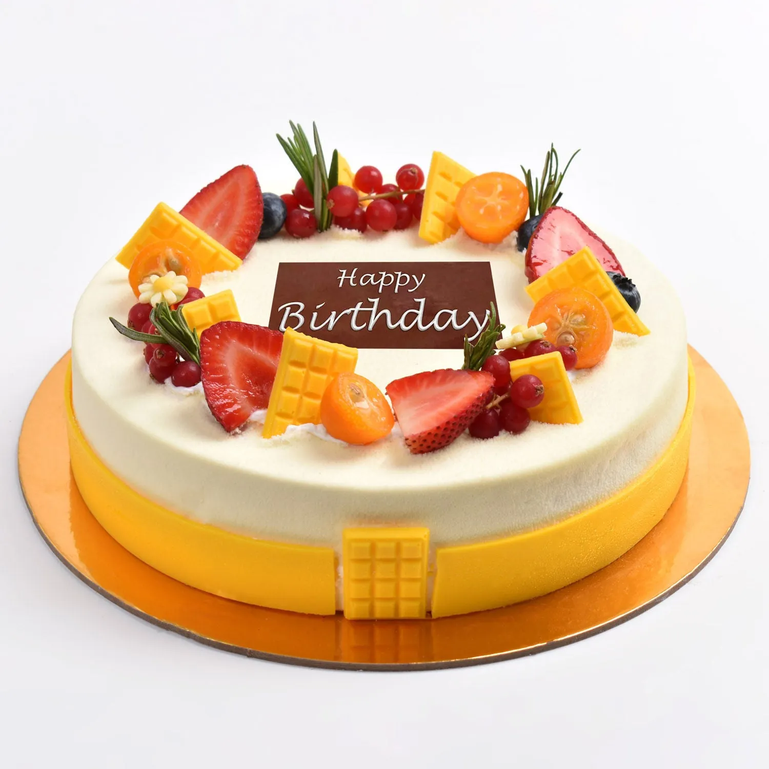 Delicious Half Kg Vanilla Berry Cake for Birthdays