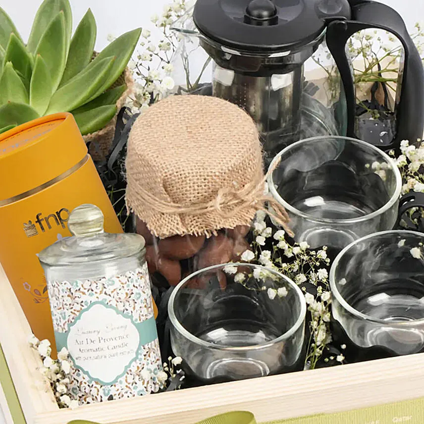 Tea n Cookies Gift Tray