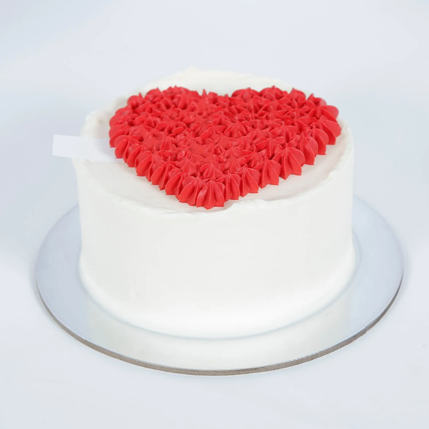 Heart-Shaped Red Velvet Mono Cake - Perfect for Two