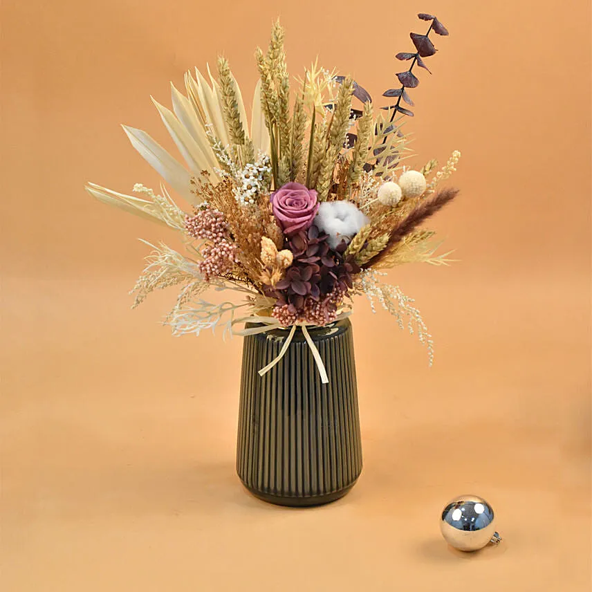 Heavenly Mixed Preserved Flowers Arrangement