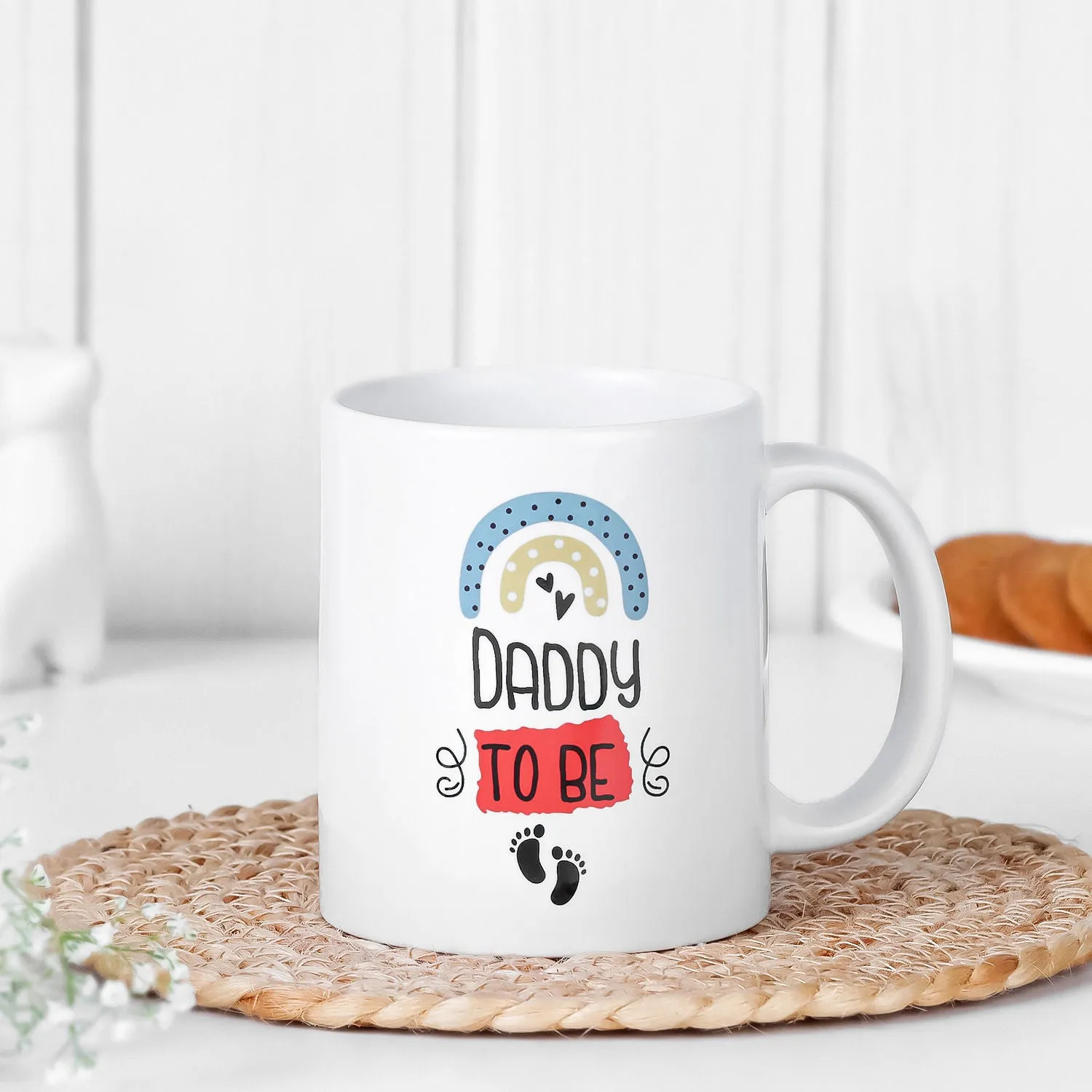 Daddy To Be Mug - Celebrate Fatherhood with Style