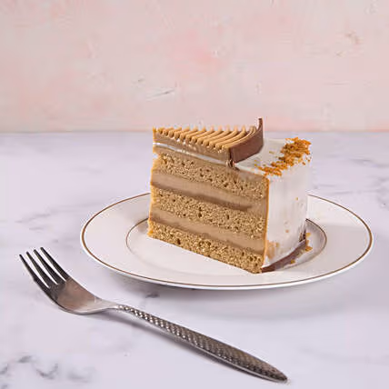 Caramel Love Swirl Anniversary Cake - A Delightful Celebration Treat