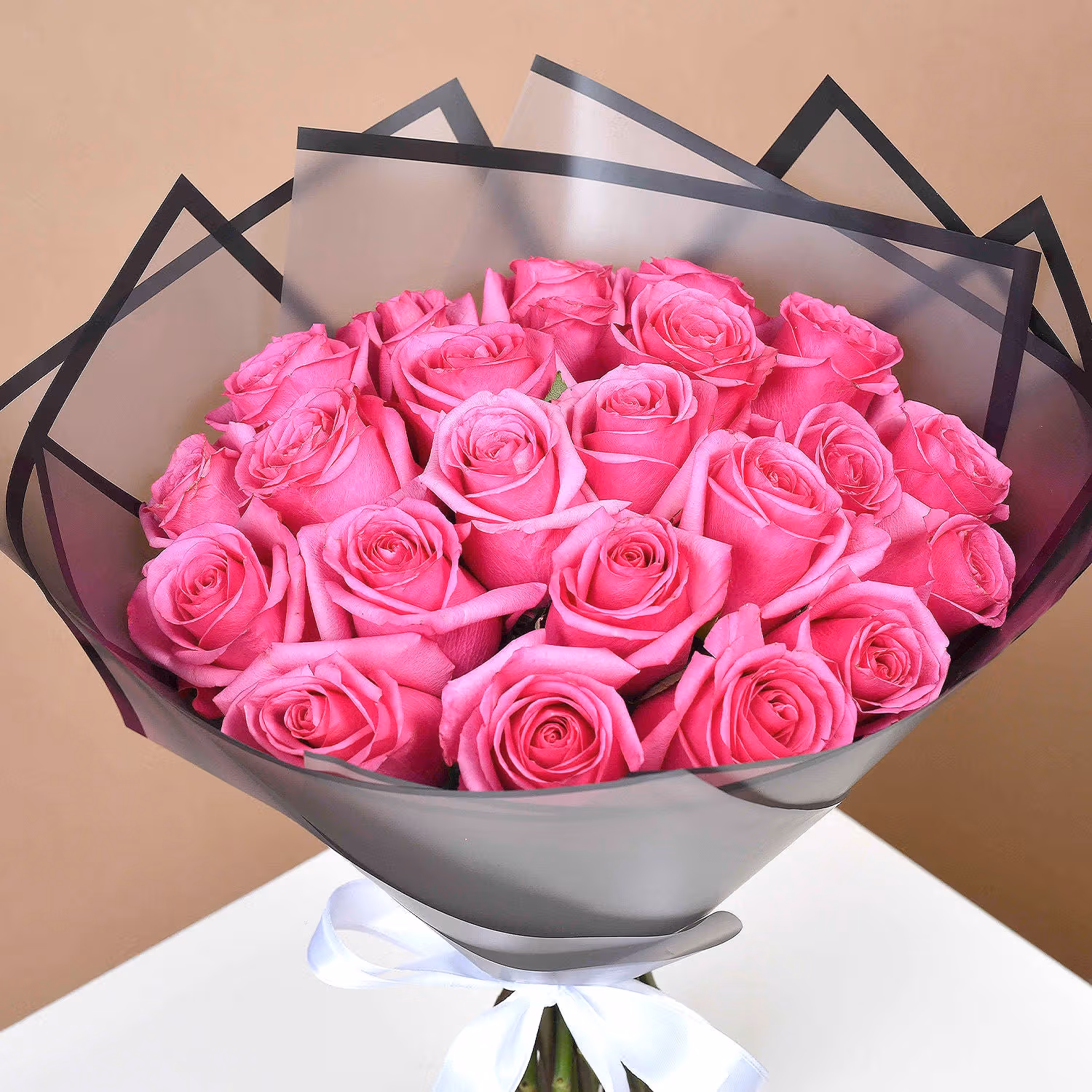 Elegant Eternal 20 Roses Bouquet - Peach Rose