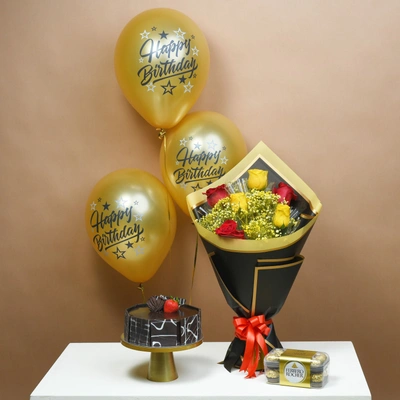Eternal Love & Sweet Indulgence: Perfect Birthday Celebration Set