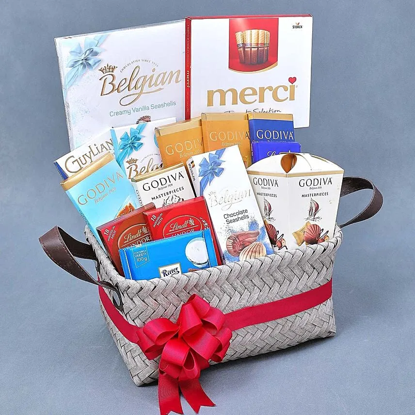 Milk Chocolates Basket