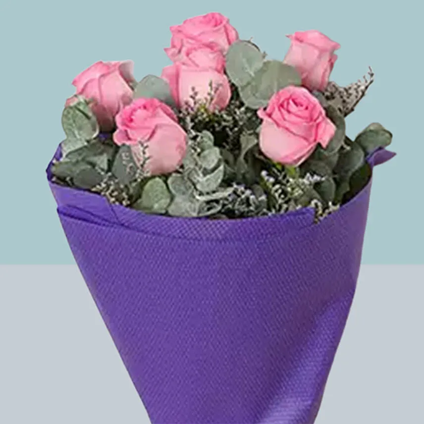 Beautiful Love Bouquet of Pink Roses