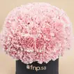 50 Pink Carnations Luxe Arrangement