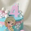 Birthday Frozen Princess Theme Cake - 1.5 Kg / Chocolate