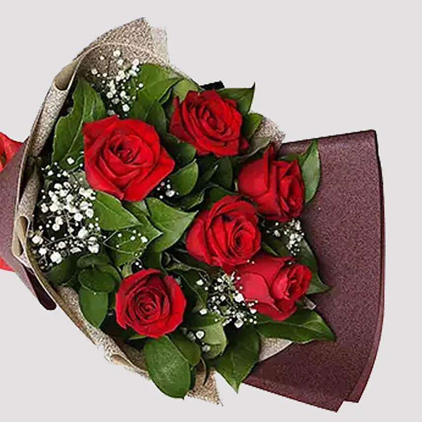 6 Roses Bouquet