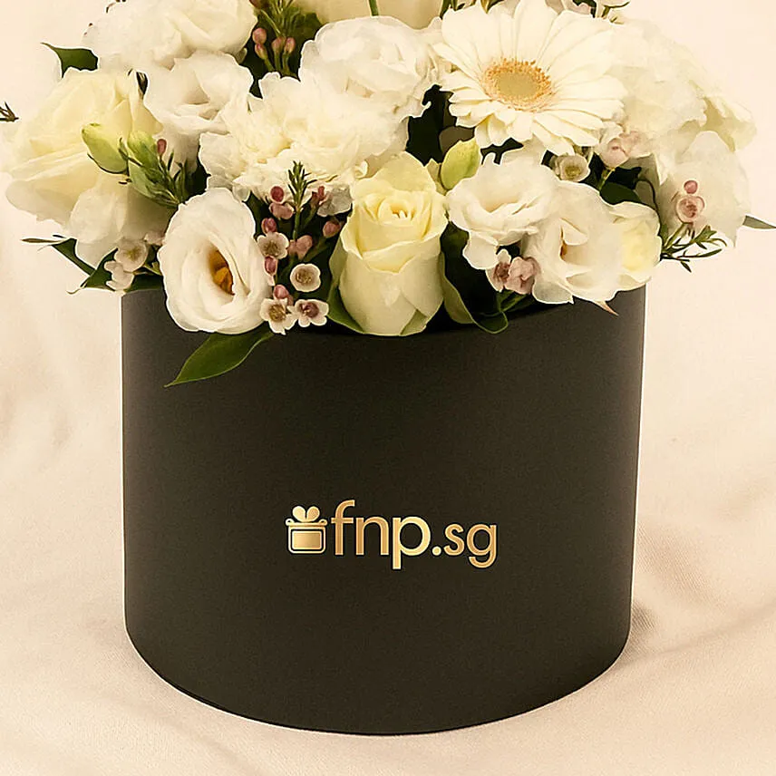 White Flowers Beauty Box