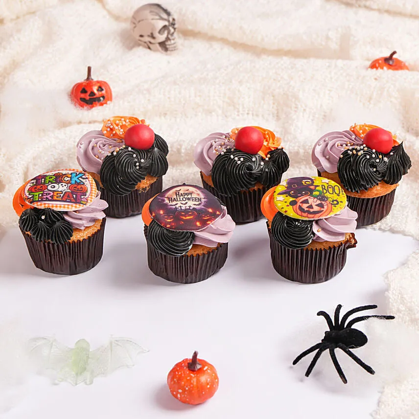 Trick or Treat Halloween Cupcakes