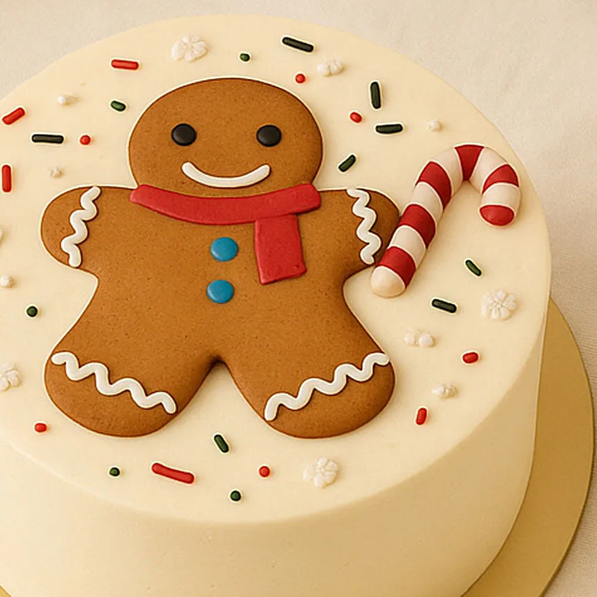 Ginger Man Holiday Cake