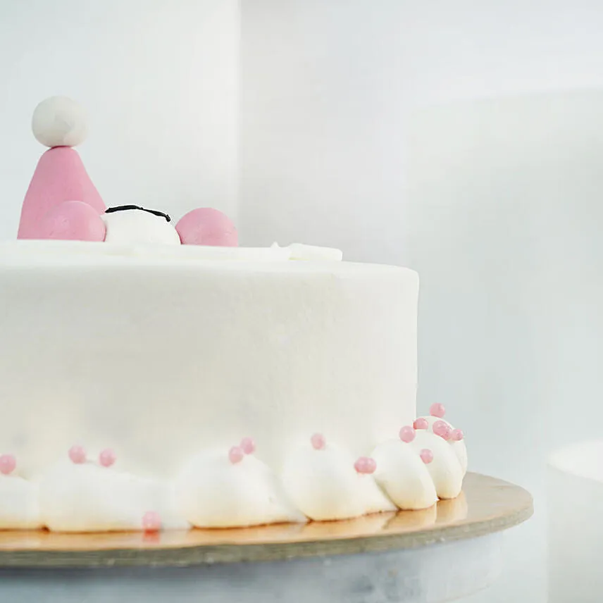 Whimsical Cloud Bear Chocolate Cake 8 Portion