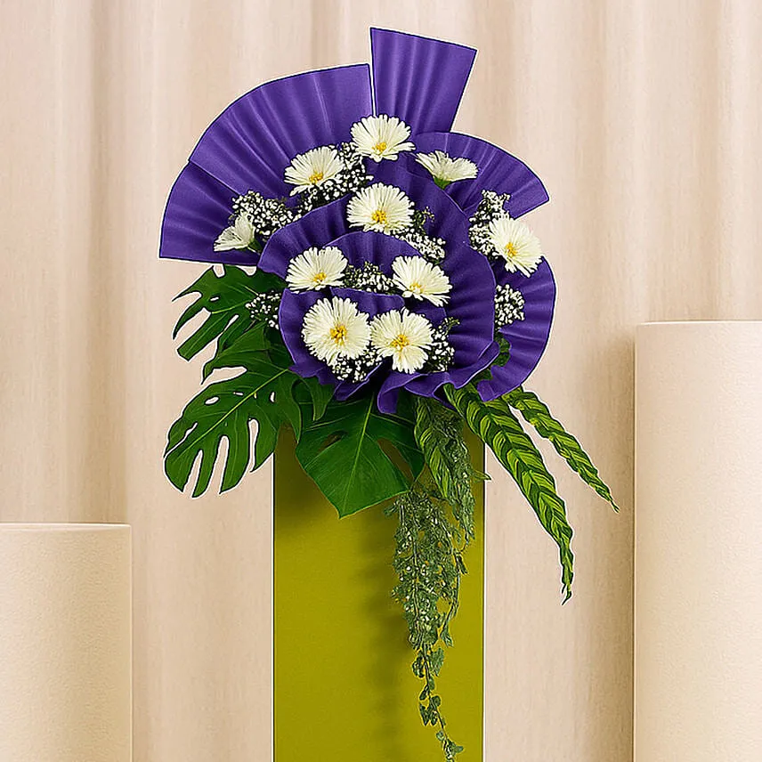 Rest In Heaven Condolence Mixed Flowers
