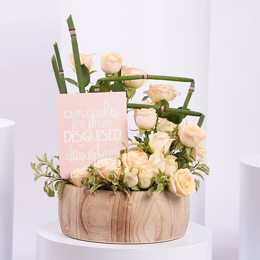 Flowers Basket for Daughters Day