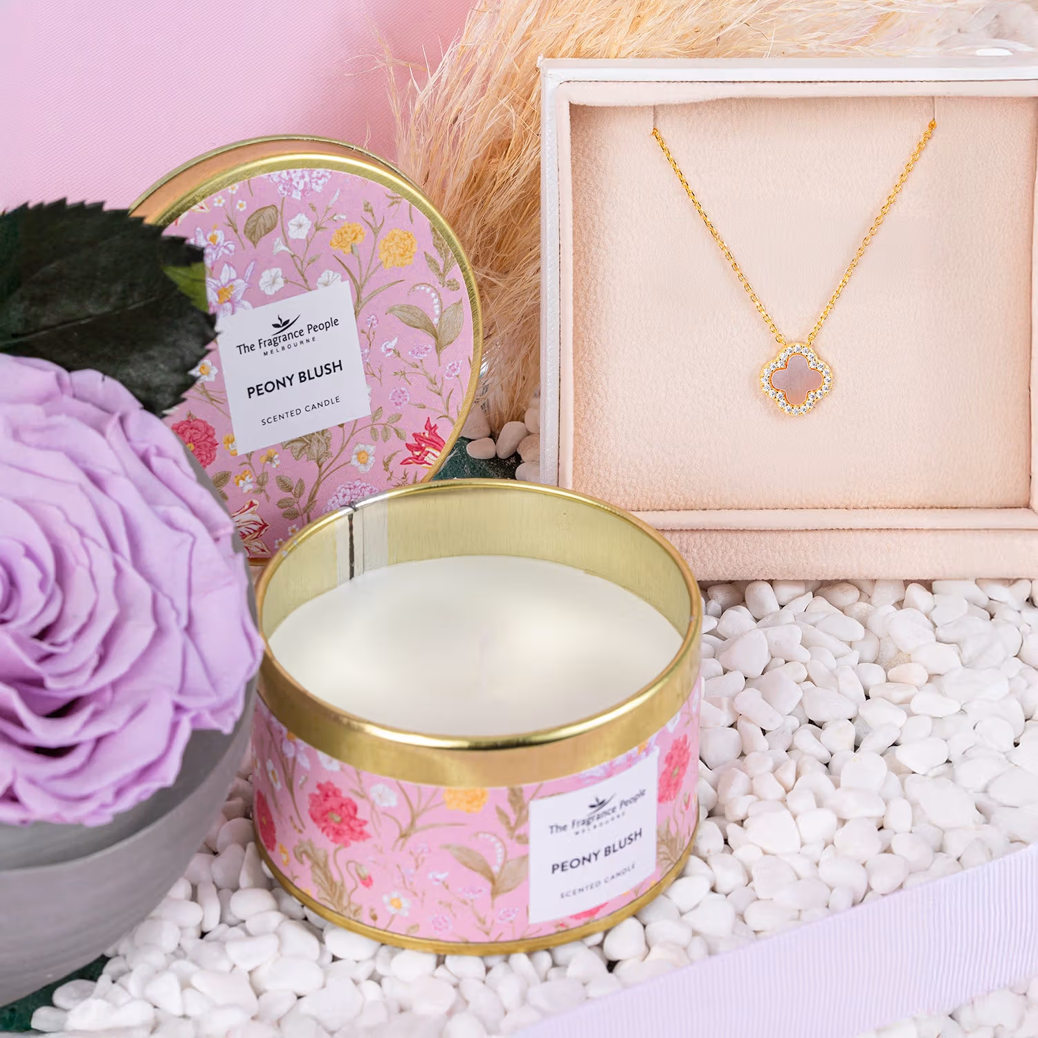 Elegant Forever Blush & Glow Gift Set for Mom