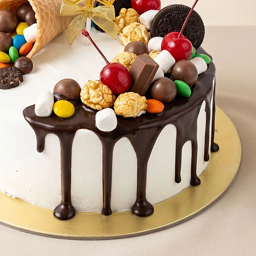 Birthday Special Chocolate Cake 6 Inches