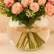 Exquisite Pink Spray Rose Vase - Flowers