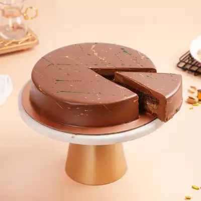 Decadent Dubai Chocolate Pistachio Kunafa Cake - Half Kg