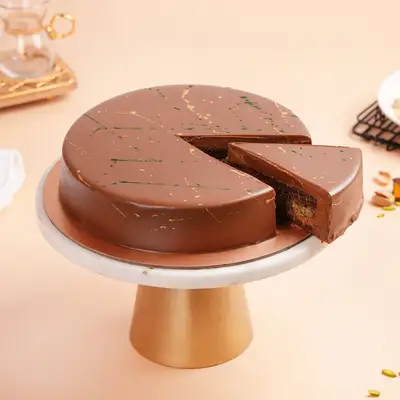 Decadent Dubai Chocolate Pistachio Kunafa Cake - Half Kg