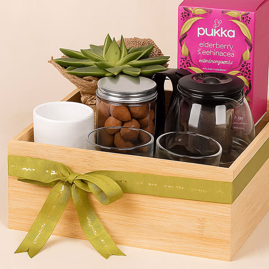 Relaxing Gift Hamper with Oraganic Tea