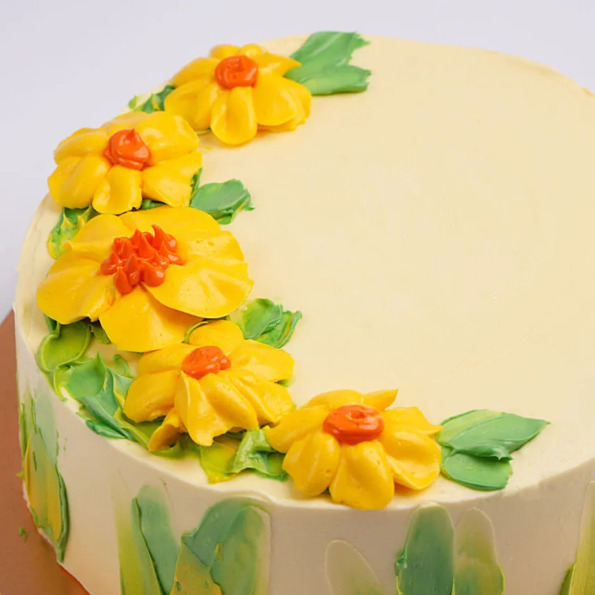 Daffodils Chocolate Cake