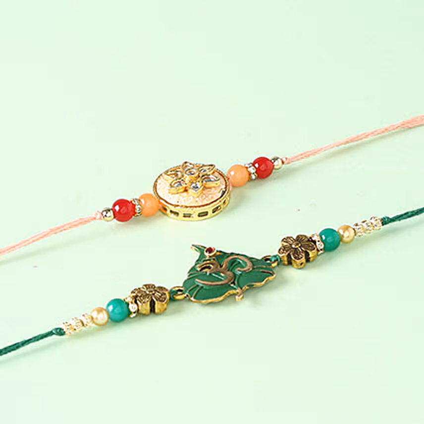 Designer Rakhi And Sweets Hamper