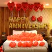 Elegant Anniversary Balloon Decor Set - Perfect for Romantic Celebrations
