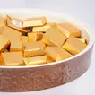 Otantik Home - Elegant Chocolate Brown Floral Decorated Bowl with Assorted Chocolates
