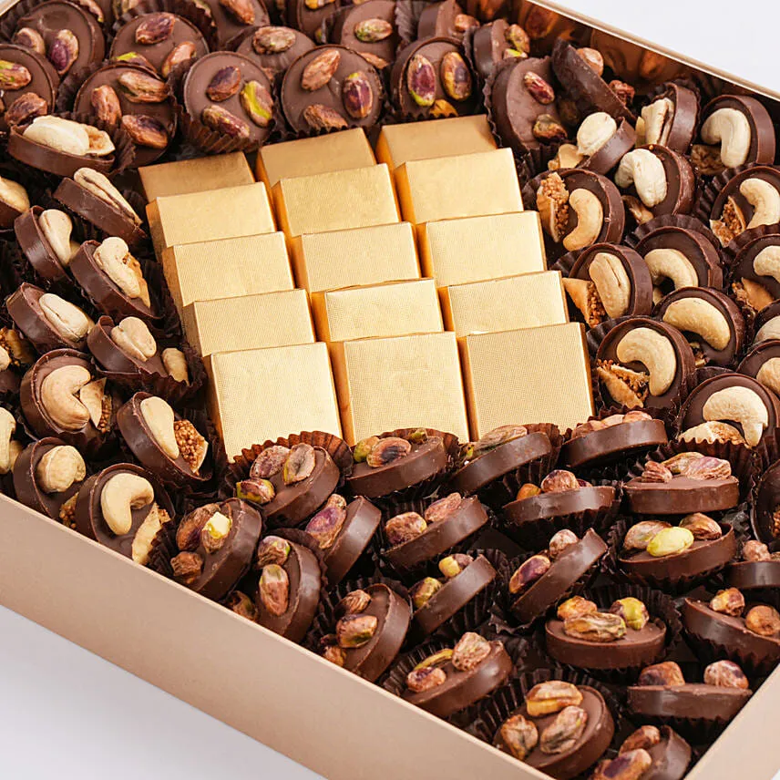 Premium Nuts Chocolates Box