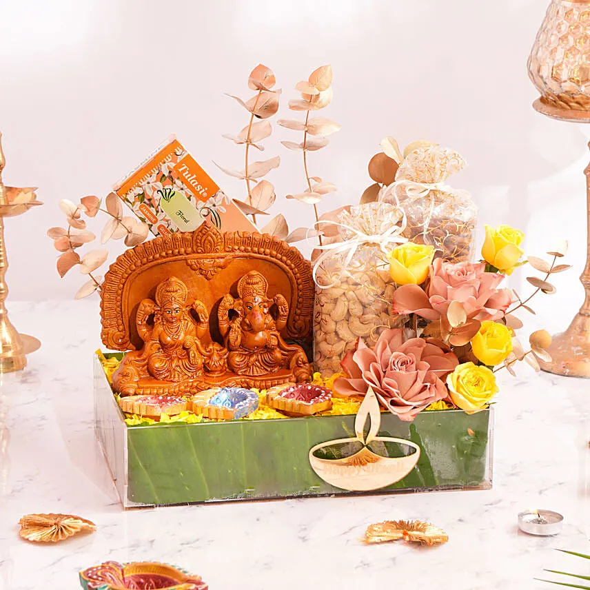 Lakshmi Ganesha Diwali Delight Basket