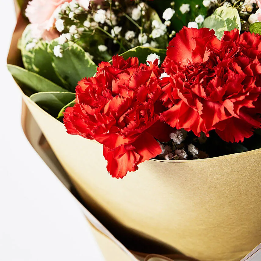Appealing Carnations Bouquet