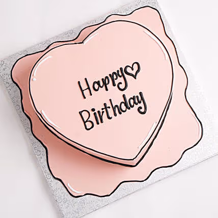 Sweet Toon Surprise Chocolate Heart Cake