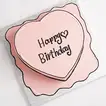 Sweet Toon Surprise Chocolate Heart Cake