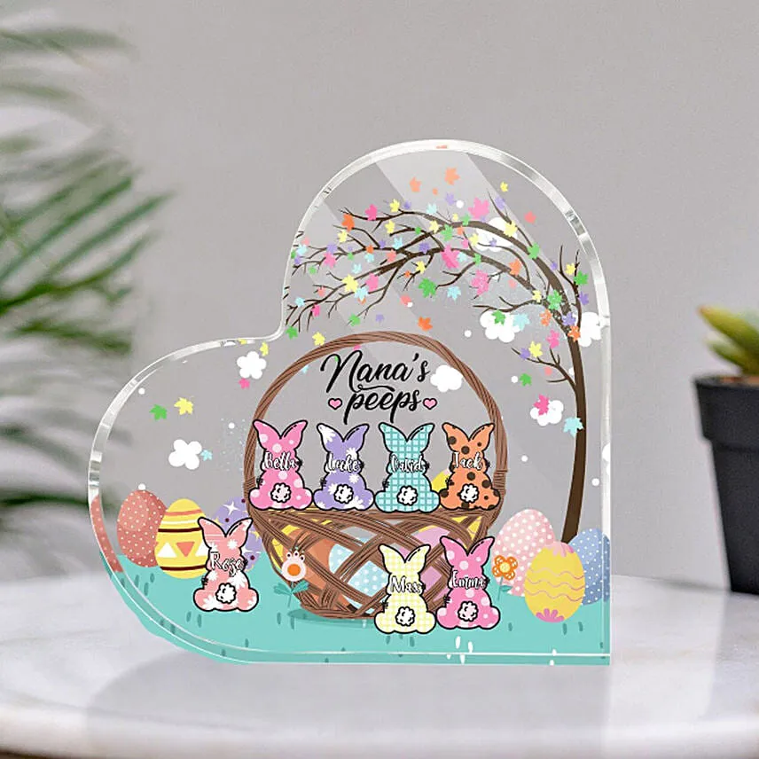 Happy Easter Personalised Plaque