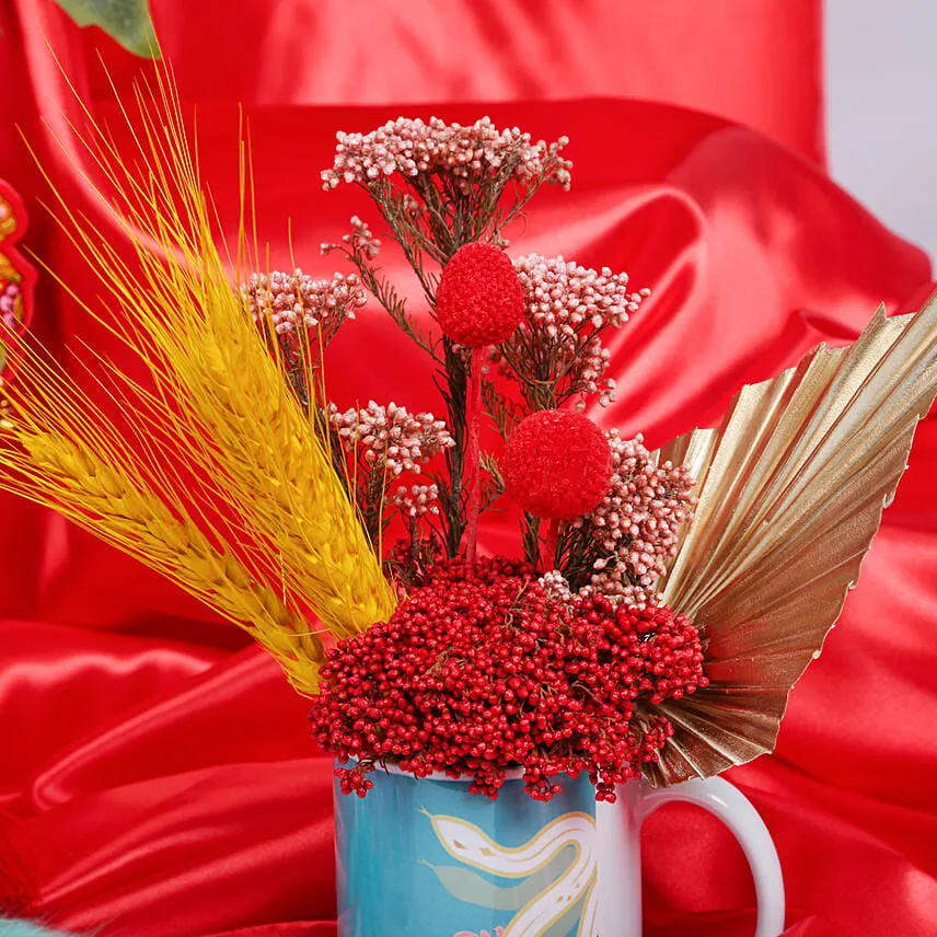 2025 CNY Flower Mug
