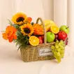 Garden Treat Sunflower N Fruits Basket