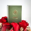 باقة ورد احمر مع عطر ايبوك
