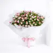 Flores de Amor: Elegant Dual Color Baby Rose Bouquet