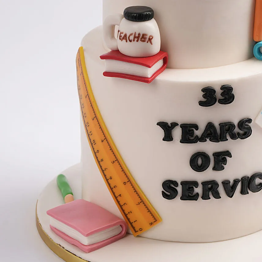 Teachers Tribute Chocolate Cake