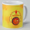 Ceramic Happy Bhai Dooj Festive Mug - Perfect Gift for Brothers